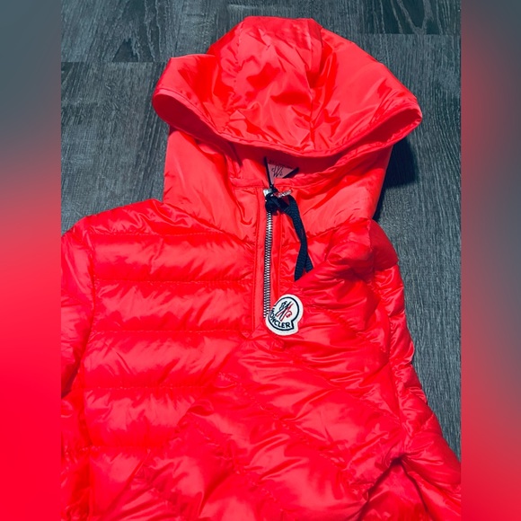 MONCLER**Red Hooded Jacket/ Coat***Age 10 $890 - Picture 4 of 9
